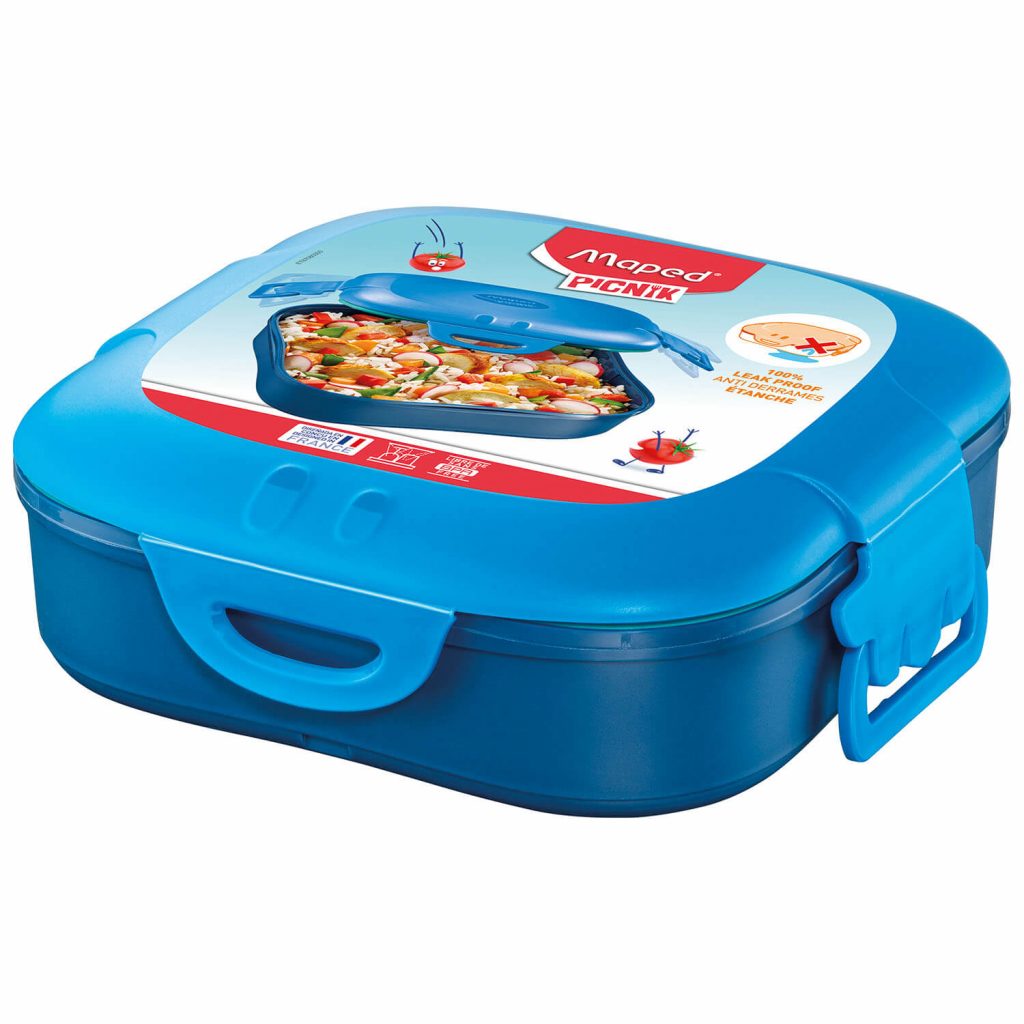 Maped Picnik Concept Kids - Boîte Déjeuner Isotherme 350 Ml - Lunch Box Enfant Étanché Bleu - Chaud 4h / Froid 6h