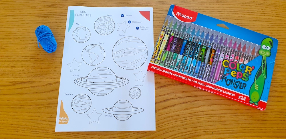 materiały do układu słonecznego