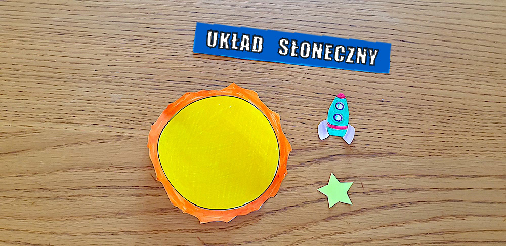 wycięte elementy układu słonecznego