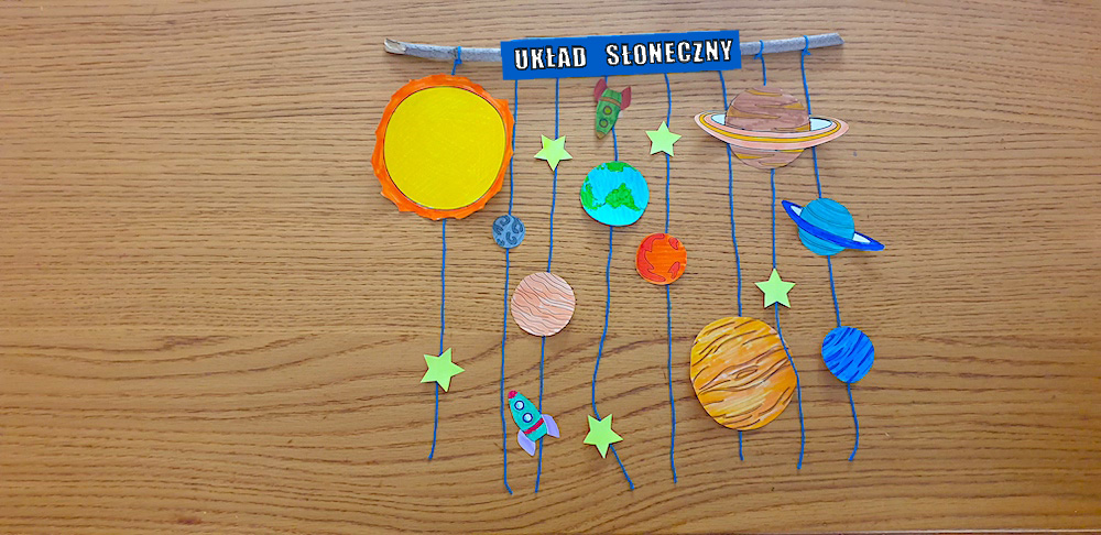 gotowy model układu słonecznego